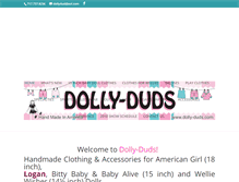 Tablet Screenshot of dolly-duds.com